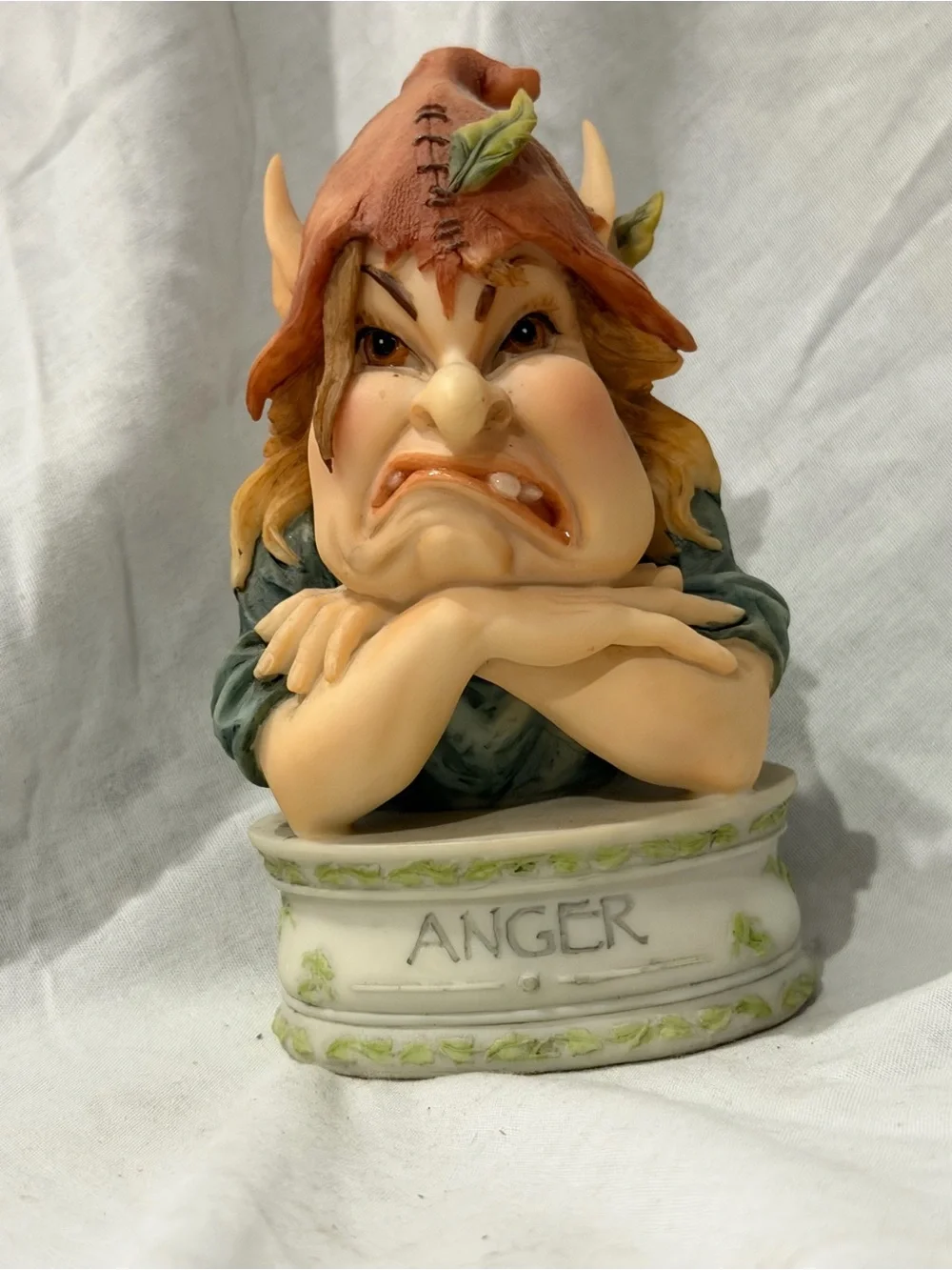 Seven Deadly Sins Ceramic Figurine Busts – Colorful Fantasy Set